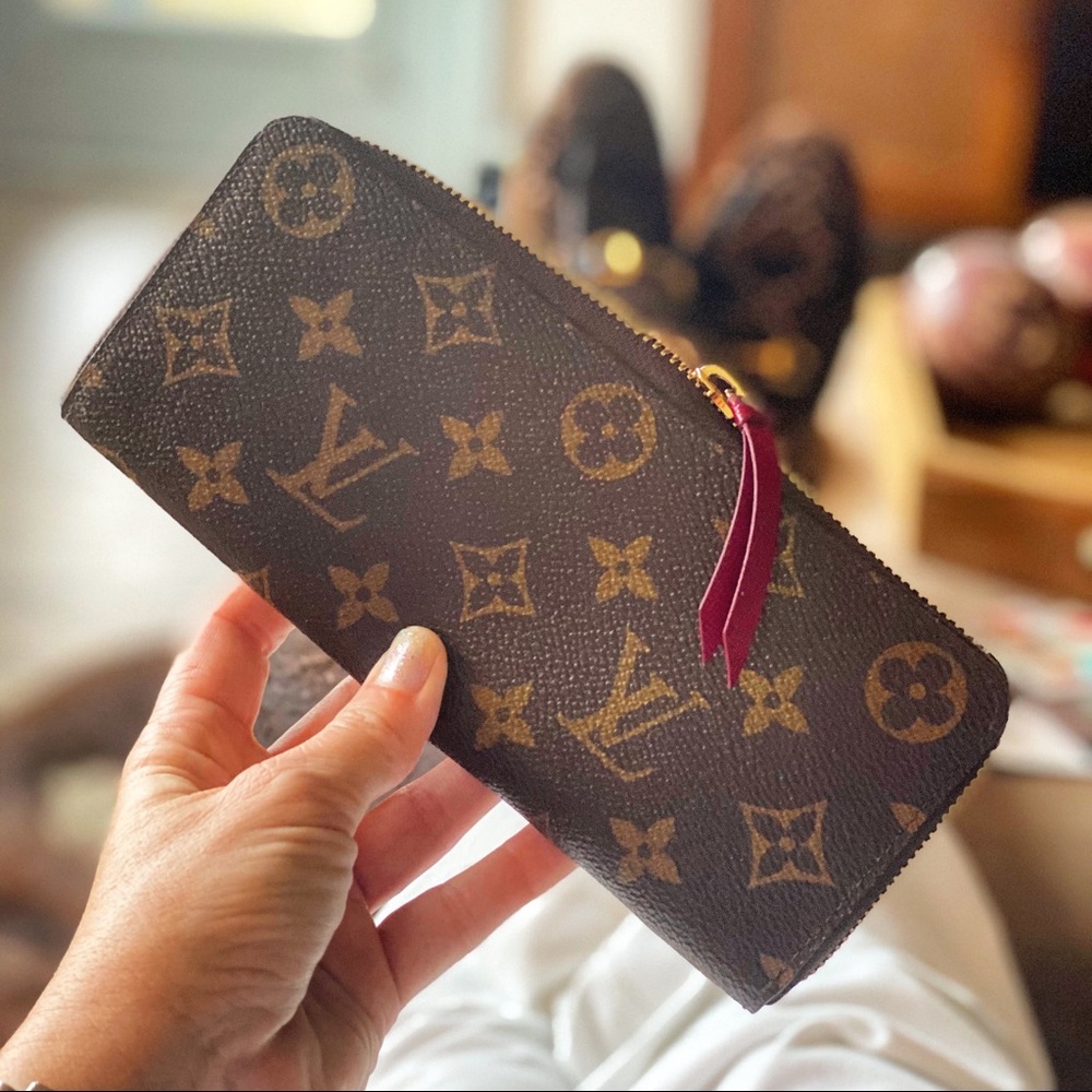 Louis Vuitton Clemence Wallet Fuchsia